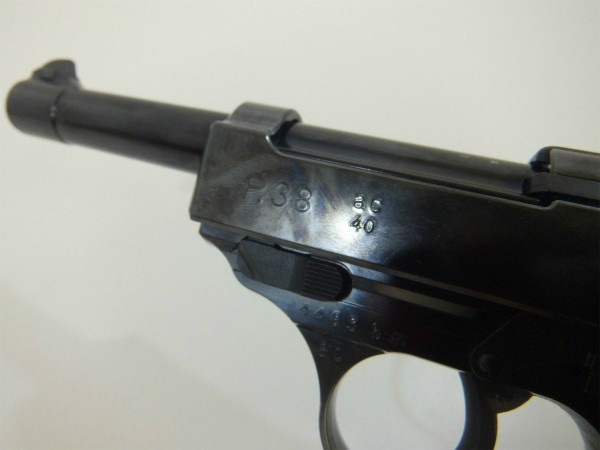 P38气动bb金属玩具枪 台湾进口气动玩具枪